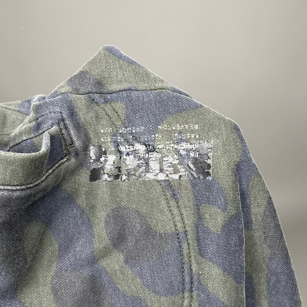 Vintage Y2K Nike Sweatpants Mens L Woodland Camo Black Swoosh Cotton Joggers - Picture 5 of 5